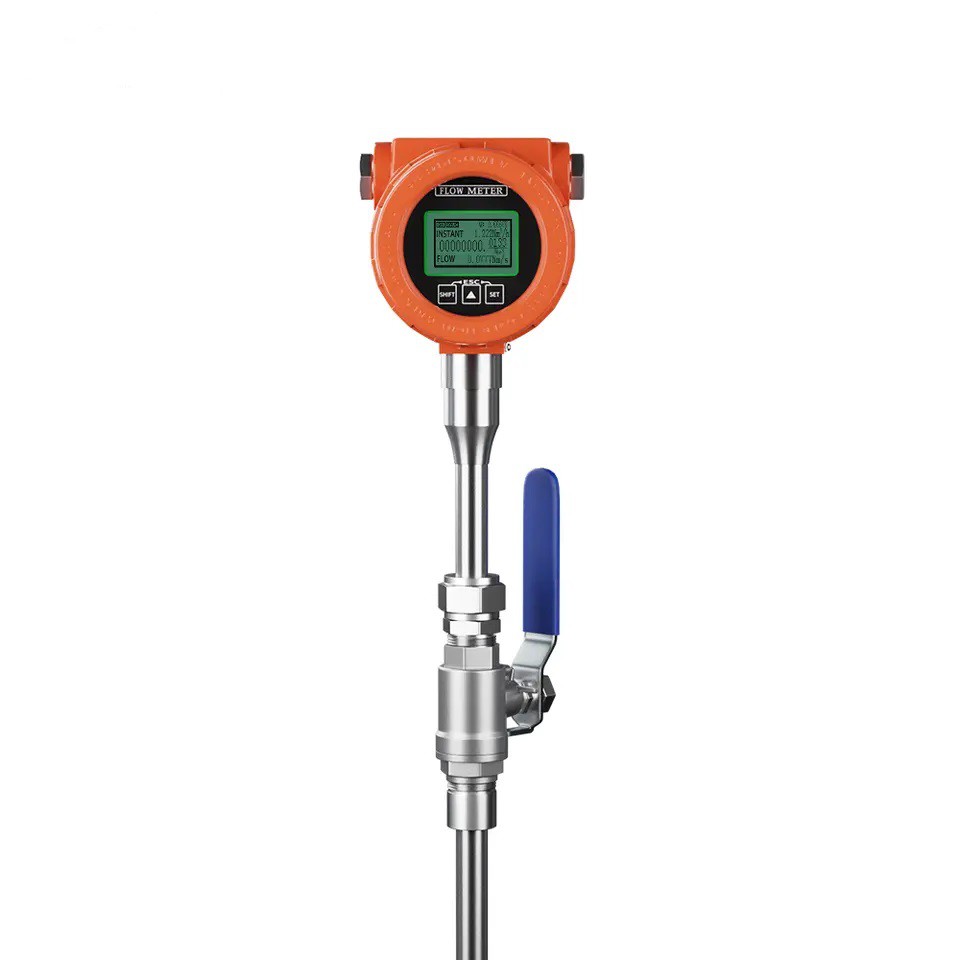 thermal mass flow meter a thermal mass flow meter a