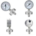 Manometro a membrana in acciaio inossidabile da 1/2 NPT BSP