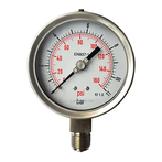 Manometro standard a tubo Bourdon SS
