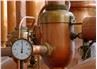 Hot Water Thermometer With A Brass Thermowell