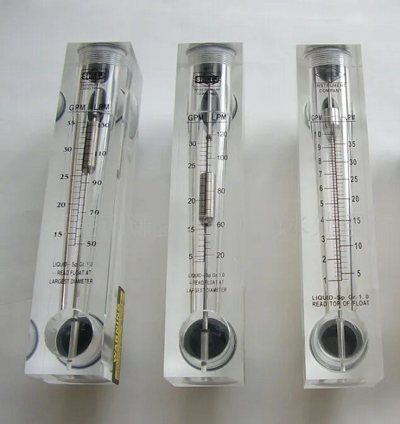 Rotametro del tubo di flusso dell'acqua a gas